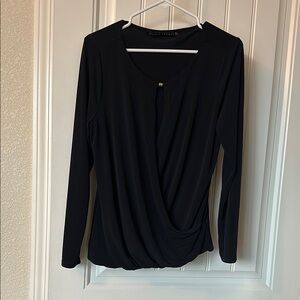 Elegant Black Long Sleeve Top